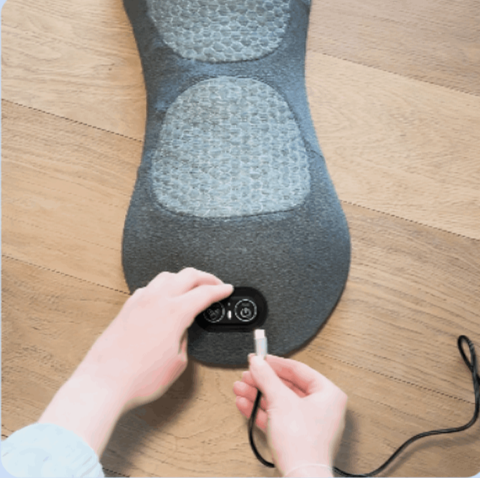 how to use SmoothSpine Massager