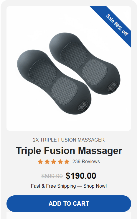 SmoothSpine Massager offer price 